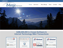 Tablet Screenshot of imergeadvisors.com